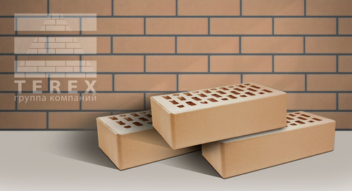 Кирпич керамический Солома (Гладкая) 1НФ М150 (480шт) TEREX