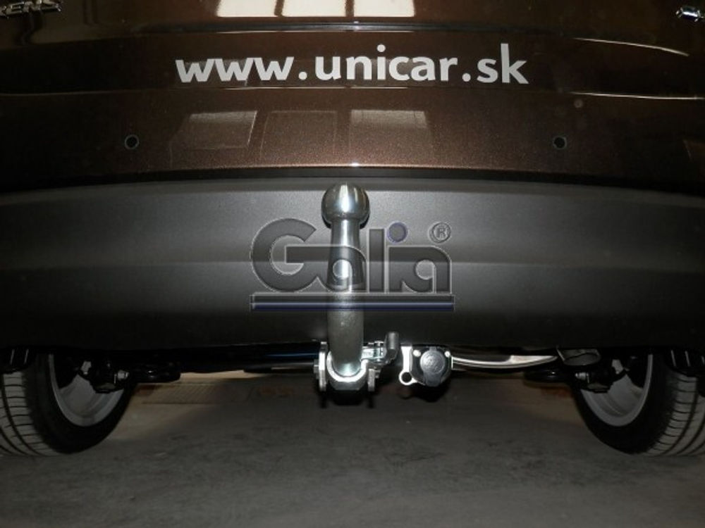 Фаркоп оцинкованный Galia K038A для Kia Carens 2013-(паспорт и сертификат в комплекте)(без электрики)