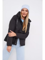 Куртка демисезонная больших размеров с капюшоном