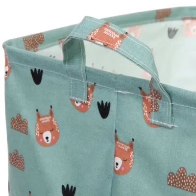 Корзина для хранения с ручками «ФРАТТИ БУМ», принт белочка, 33*33*33см (лейбл Селфи)