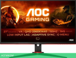 Игровой монитор AOC Gaming Q27G2E/BK