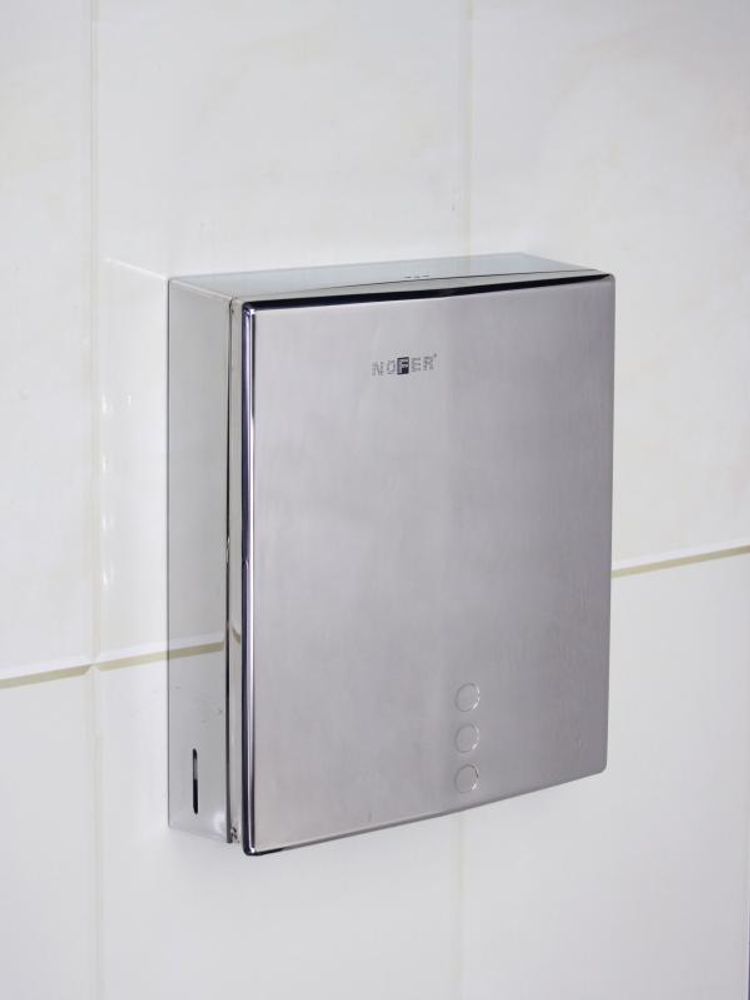 Диспенсер бумажных полотенец нерж. сталь TISSUE EVO 04046.B глянцевый