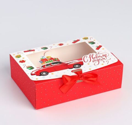 Коробка сборная «С новым годом!» 16,5 х 12,5 х 5 см 10454884