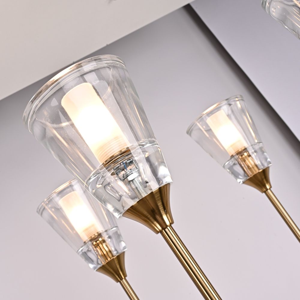 Люстра На Штанге Torche De Verre Linear Chandelier 12 By Imperiumloft