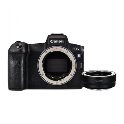 Беззеркальная камера Canon EOS R с адаптером крепления EF-EOS R