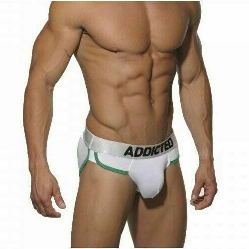 Мужские трусы брифы белые Seobean Addicted Curves Low Rise Brief White