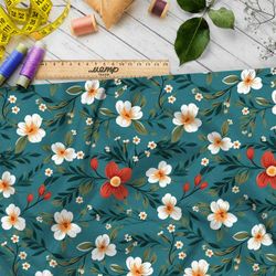 Ткань Барби весенний цветочный ветер