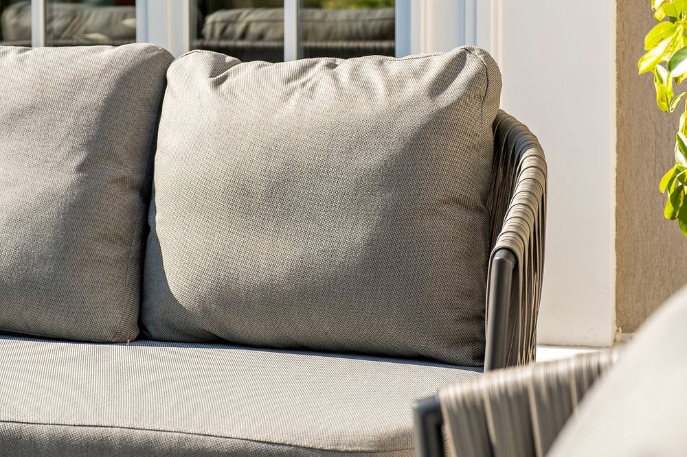 "Флоренция" лаунж-зона из искусственного ротанга, цвет графит