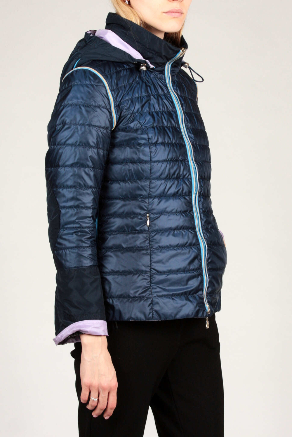 Куртка-жилет облегченная двухсторонняя DIEGO M 606 сиренево-синий