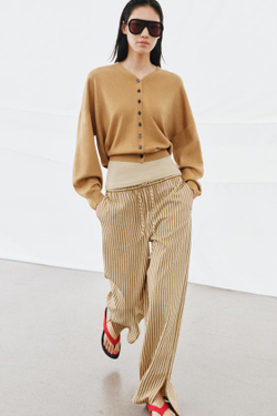 ZARA БРЮКИ В ПОЛОСКУ В ПИЖАМНОМ СТИЛЕ — ZW COLLECTION, ПОЛОСКИ