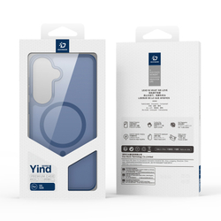 Чехол темно-синего цвета с MagSafe для Samsung Galaxy S26, серия Yind Series от Dux Ducis