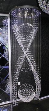 cristal  cascade chandelier  11-08  by Cristallino