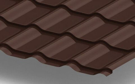 Профиль декоративный Монтерра-X 0,45мм RALL 8017 Шоколадно-коричневый