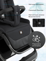 Коляска 3 в 1 Sweet Baby Ricci + автокресло Premier Grey Black