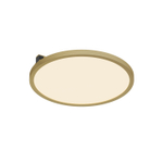 DK5763-SB Светильник для трека SHINE FLOW со светодиодом, D198*H27, 48V DC, 15W, RA?90, 3000K, IP20, сатинированная латунь, алюминий