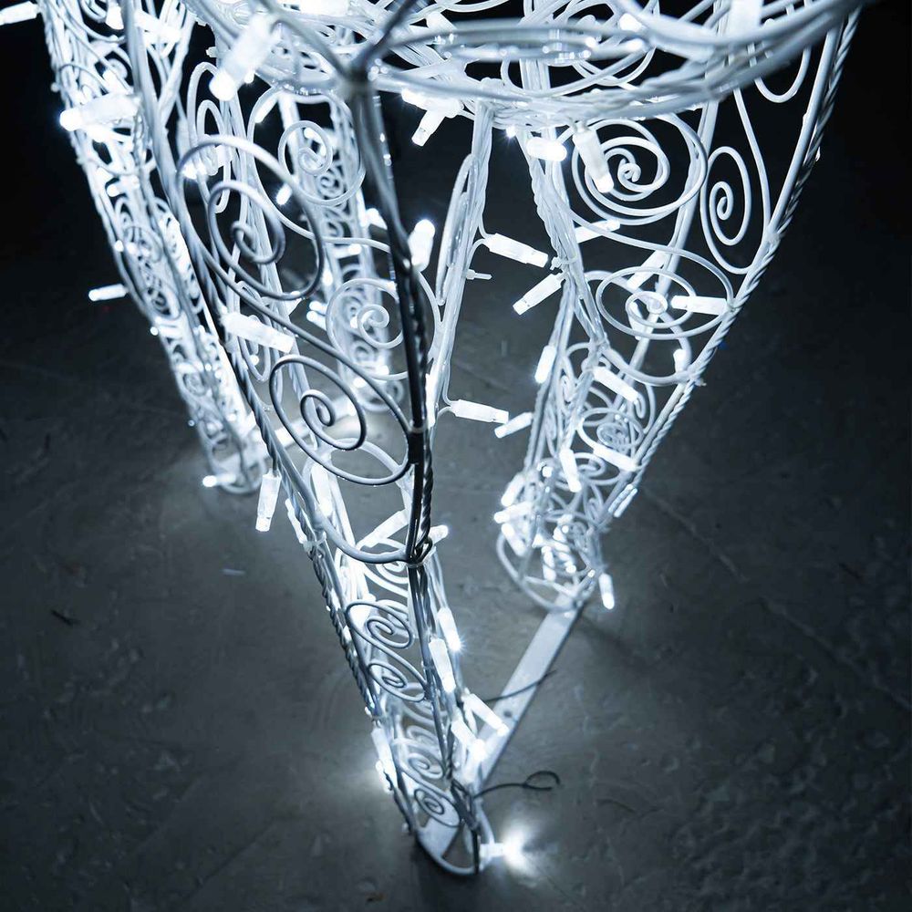 Светодиодная фигура "Олень" ажурный каркас