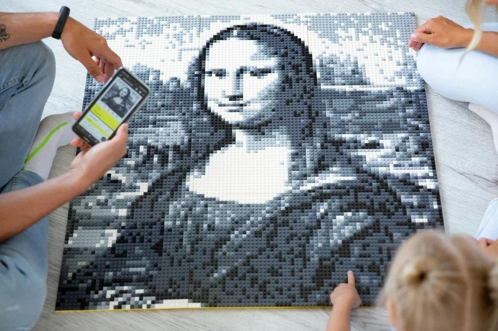 фото-конструктор MOZABRICK - Пксель-арт, собери свою картину по фото и вешай на стену!