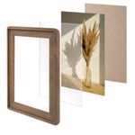 Рамка из мангового дерева BRAUBERG LOFT EGO, фото 15х21 см, акриловый экран, 20х26 см, 391281