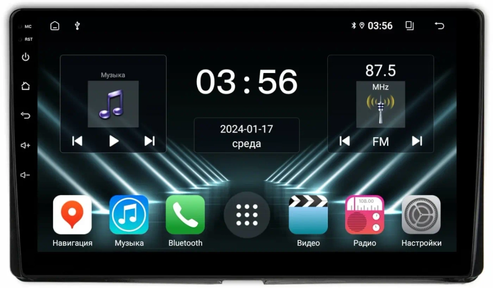 Магнитола для Toyota Sienna 3 2014-2020 - FarCar DX9-9532 монитор 9" IPS на Android 13, 4+64Гб, CarPlay