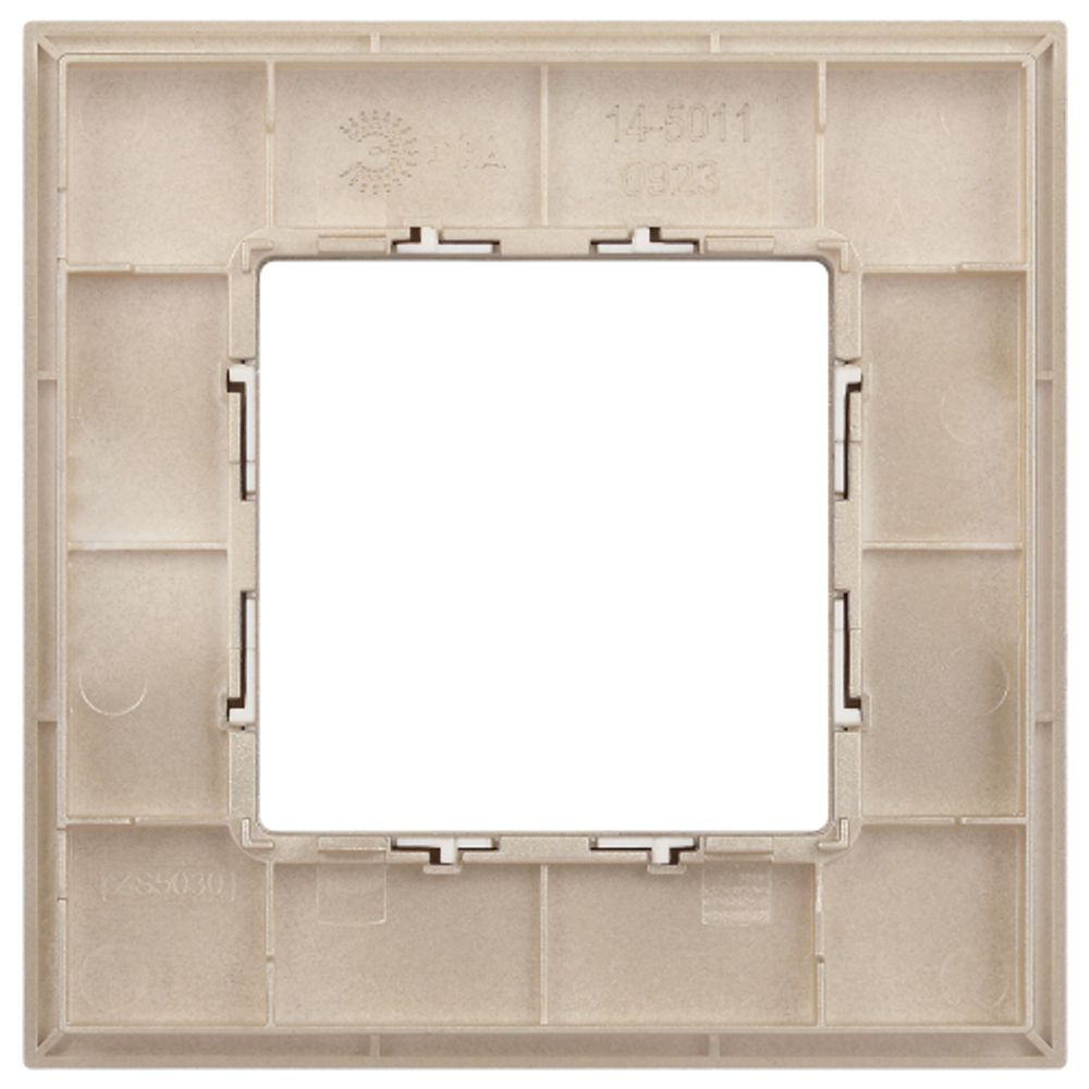 Рамка для розеток и выключателей ЭРА Elegance 14-5011-04 Classic, на 1 пост, шампань