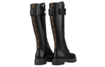 LOUIS VUITTON Territory Flat High Ranger Boots "Black" Women"s