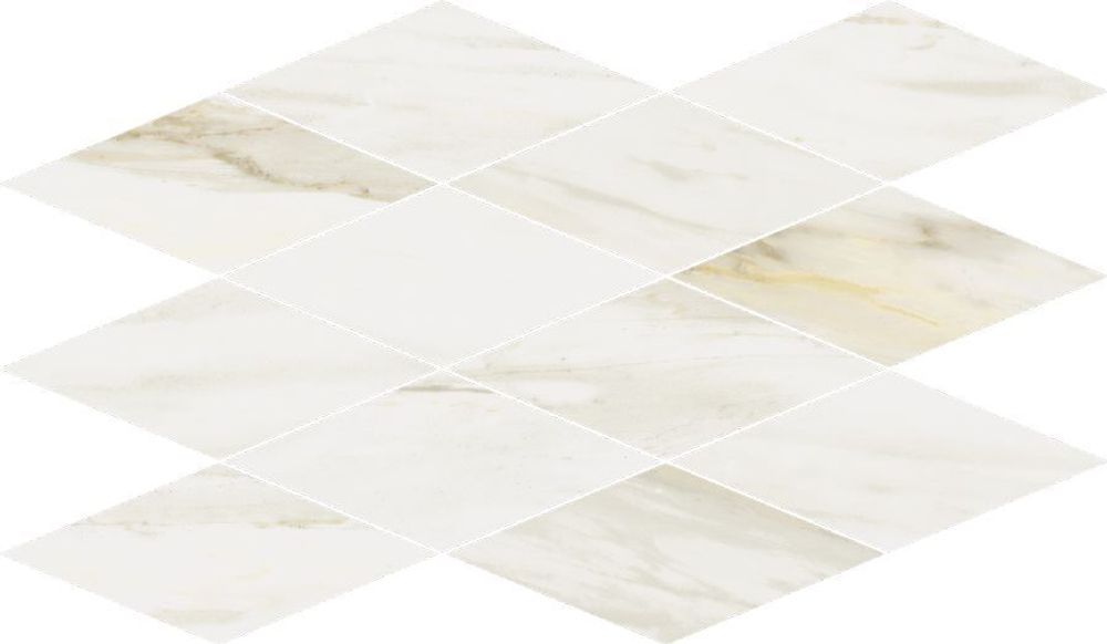 Мозаика Stellaris Carrara Ivory Mosaico Diamond 28x48