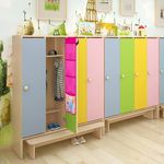 Кармашки-органайзер в шкафчик для детского сада ЮНЛАНДИЯ, 5 карманов, 21х68 см, "Elephant", 271430