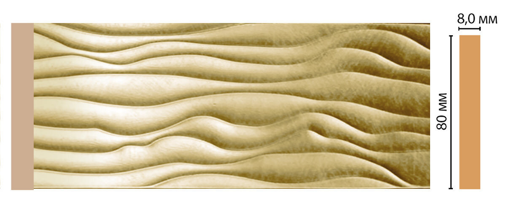 Молдинг DECOMASTER D042-374 ДМ(80*8*2400мм)