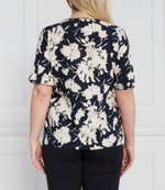 Блузка plus size Persona by Marina Rinaldi - темно-синий(7111033)