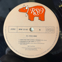 Винтажная виниловая пластинка LP Eric Clapton E.C. Was Here (Japan 1975) (No Obi) Presence Of The Lord