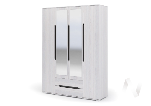 Шкаф 4-х ств с ящиками ШК014 Спальня Валенсия (анкор/анкор)