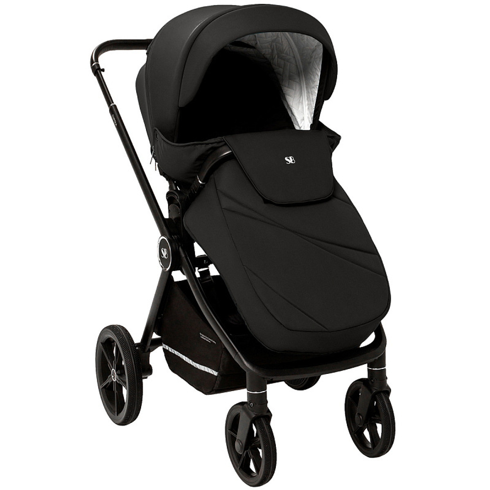 Детская коляска Sweet Baby Cupola New 3 в 1 Moon Black