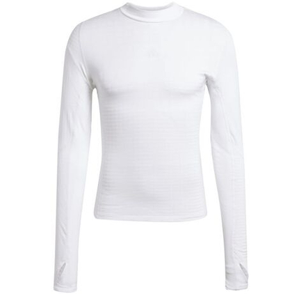 Теннисная футболка Adidas Techfit Cold.rdy Long Sleeve - white