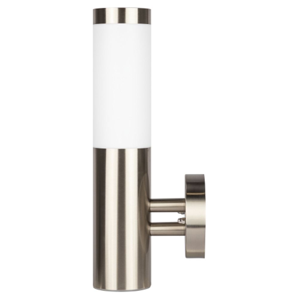 Светильник декоративный настенный ЭРА WL17 под лампу E27 IP44 хром/белый | Настенная подсветка