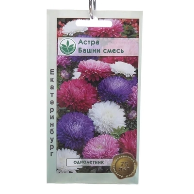 Семена Астра пионовидная башня смесь 0,3гр