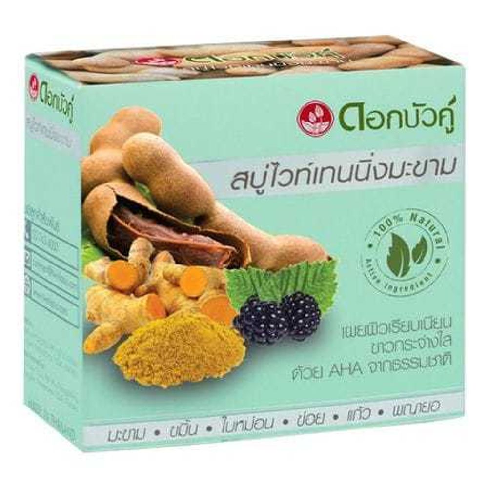 Мыло кусковое Twin Lotus с тамариндом, 85 гр