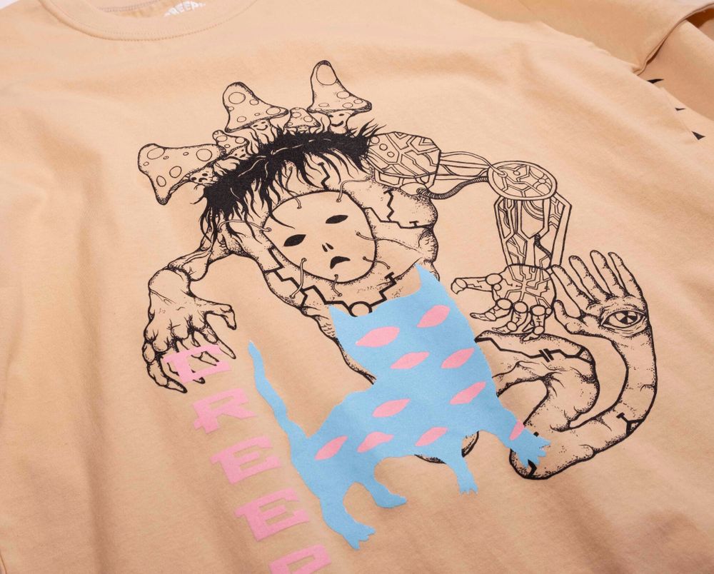 Лонгслив Creepy Clothing Призыв Песочный