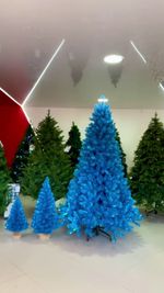 Искусственная голубая елка «Искристая голубая» (пвх) 180 см / 1.8 м