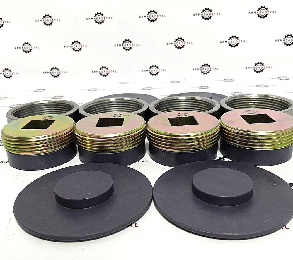 Накладка опоры нижняя + втулка аутригера + Направляющая нижняя (4+4+4) 123/06014 + 123/07482 + 128/10850