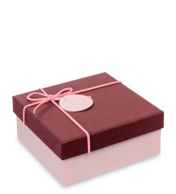 WF-77/1-A Коробка «Квадрат» цв.роз./борд.