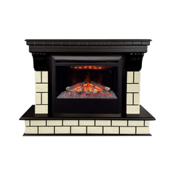 Электрокамин RealFlame Castle 26 AO античный дуб с очагом 3D Helios 26 SBG