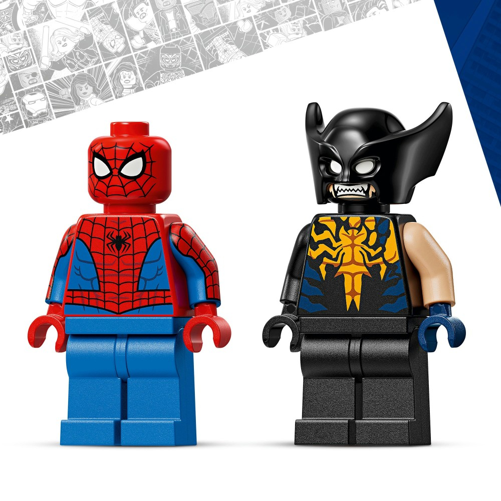LEGO Marvel Super Heroes - Человек-паук в машине против ядовитого Вульверина 76336