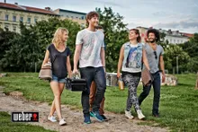 Портативный угольный гриль Weber Go-Anywhere, чёрный
