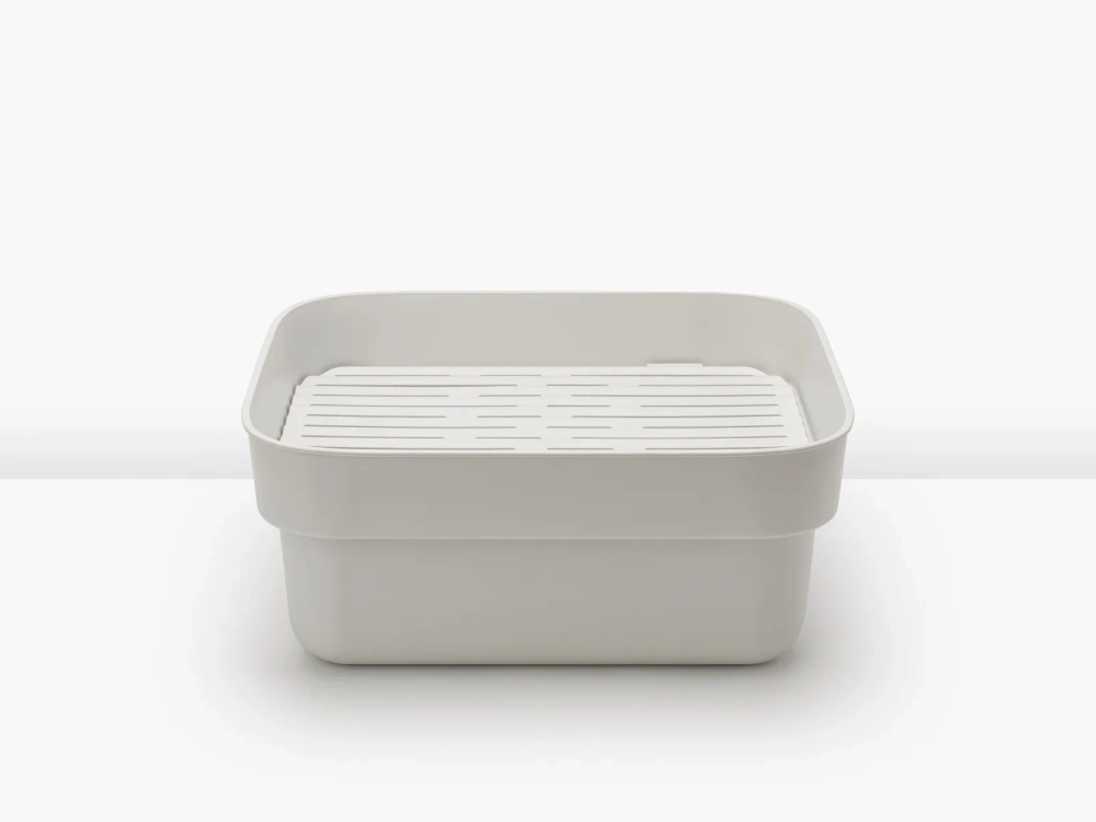 Brabantia Мойочный контейнер Sink Side с крылом для сушки, светло-серый 302688