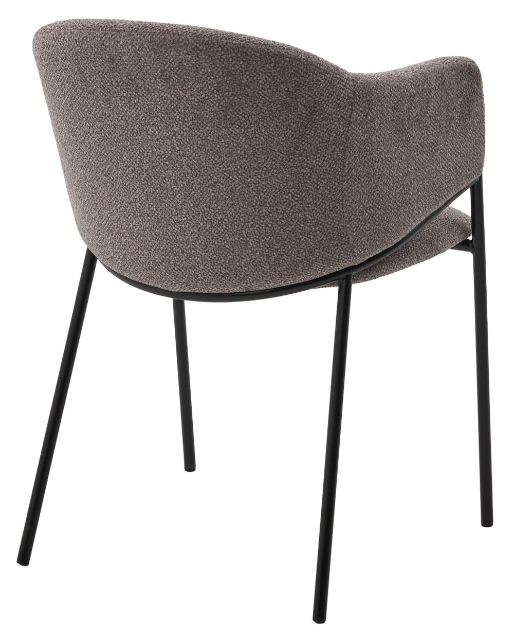 Стул М-City DISAUR Дилл, Lana 30 Коричневый, ткань, Черный каркас