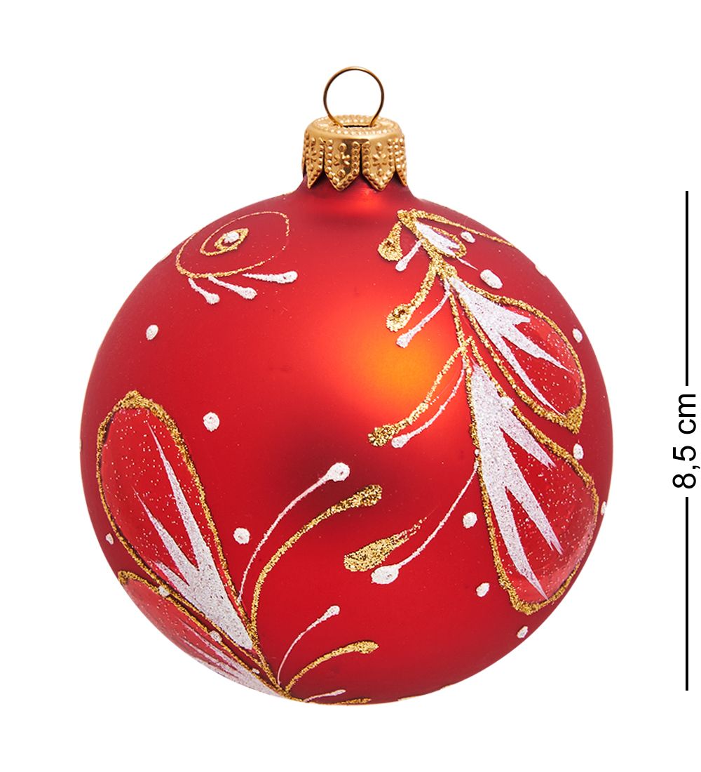 Элита НФШ-1436/3 Набор ел.украшений Шар 2шт «Метелица» 80 мм