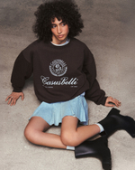 Свитшот Live Loud коричневый