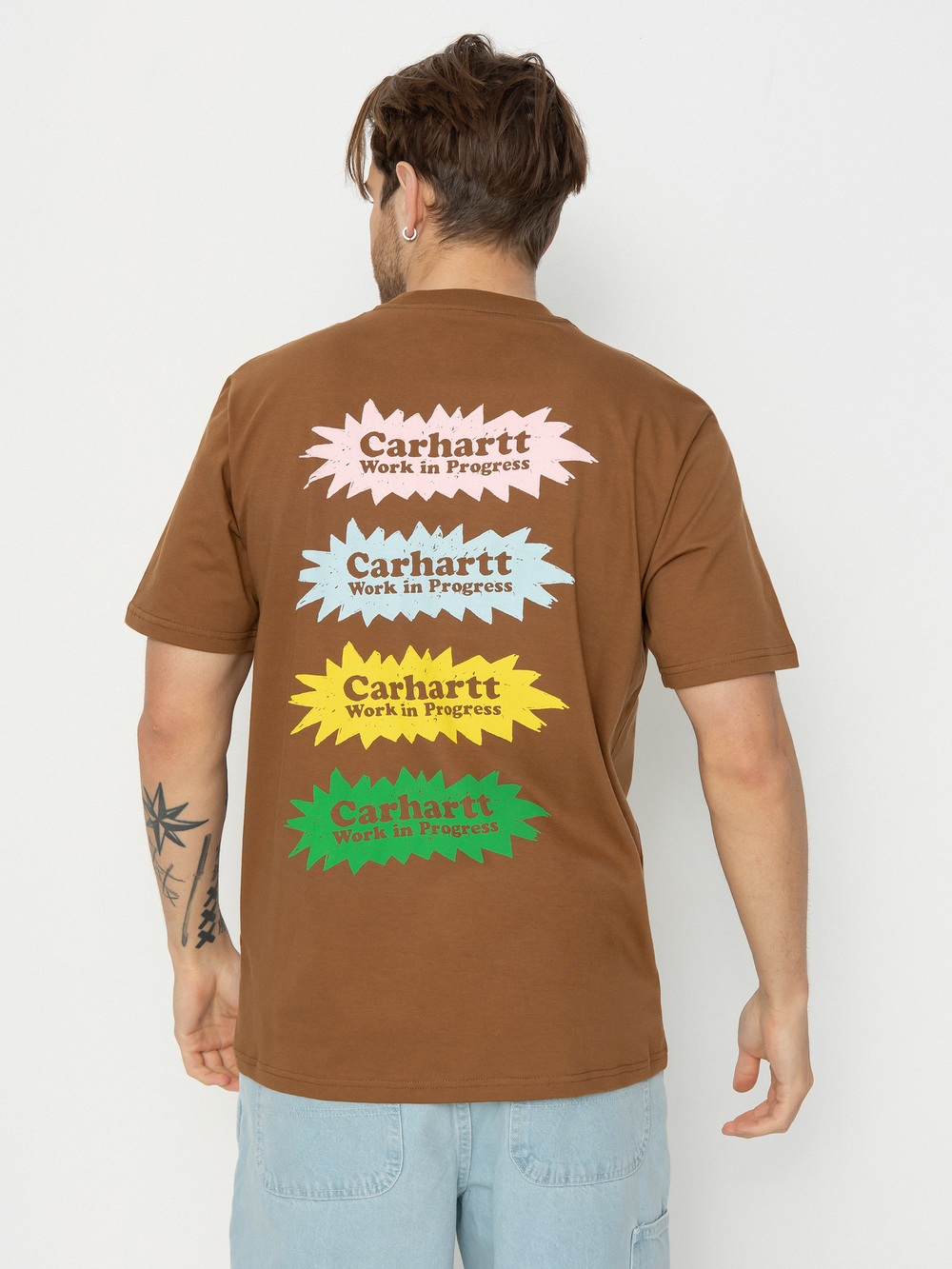 Футболка Carhartt WIP Bam коричневая