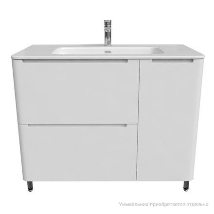 Тумба напольная IDDIS Edifice, белая, 100 см, EDI10WFi95