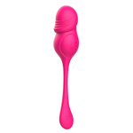 Розовое фаллическое виброяйцо с пультом ДУ